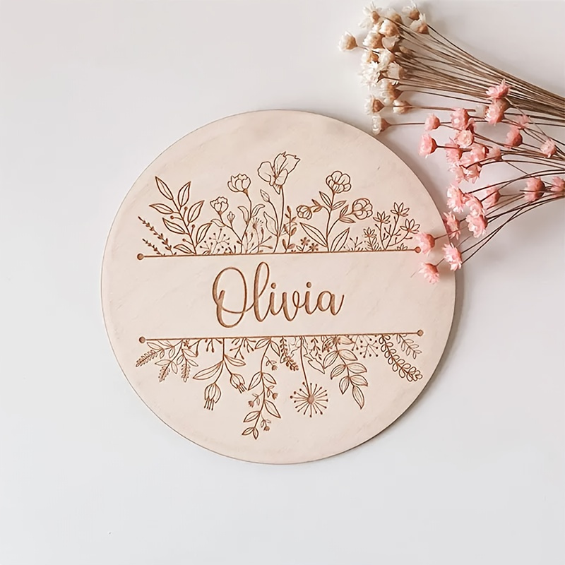 Halloween Party Supplies - Placa de Nome Personalizada com Gravação