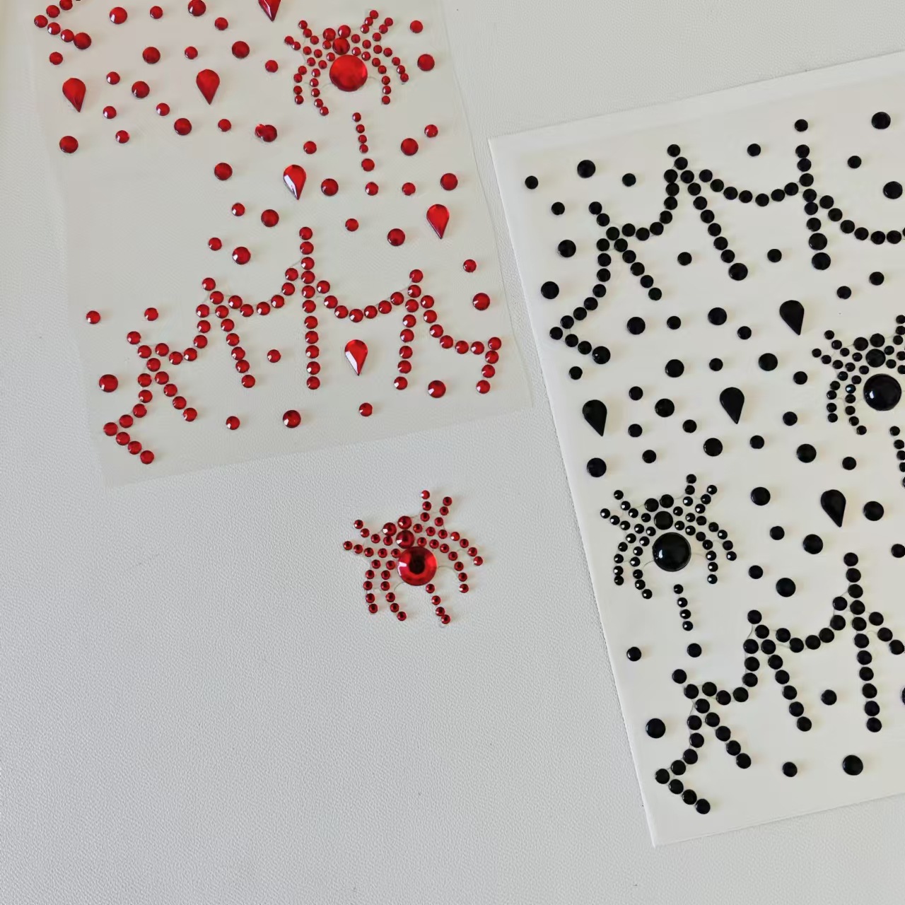 Halloween Party Supplies - Adesivos de Halloween para Festa, Maquiagem
