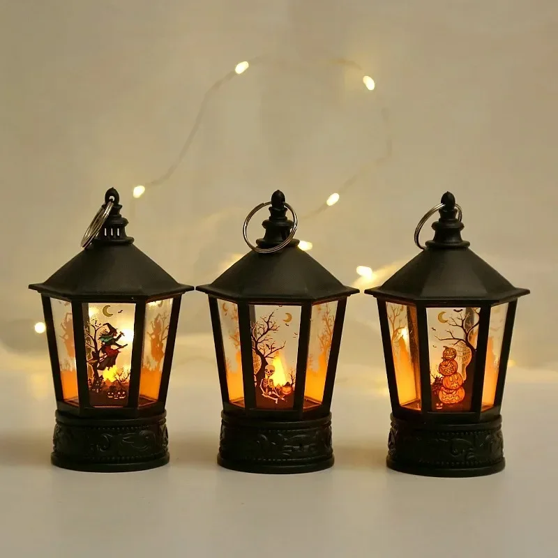 Halloween Pumpkin Decor Led - Decorações de Halloween: Luz de Vela
