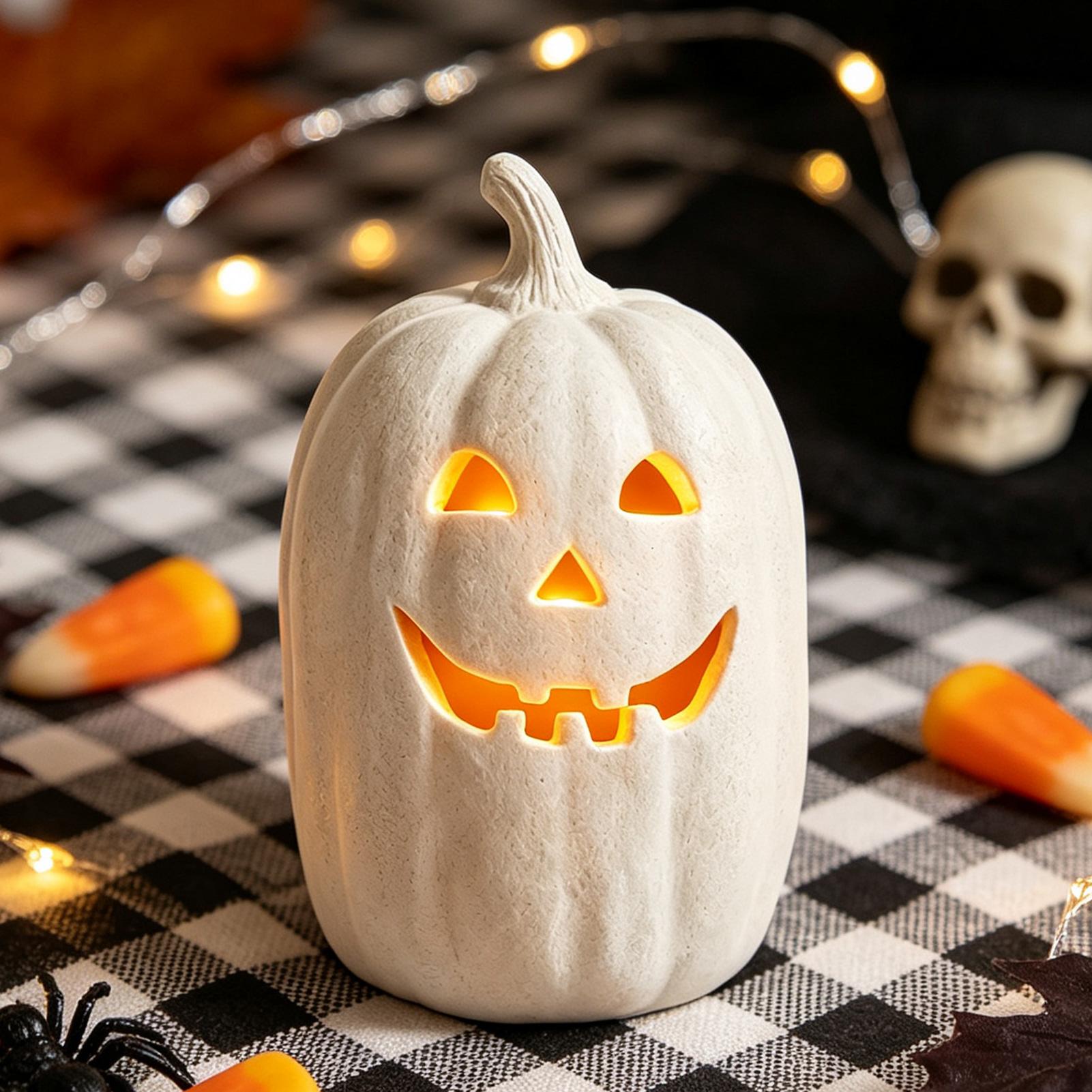 Artesanato de Abóboras de Hall - Pumpkin Lantern Halloween avaliação e preço
