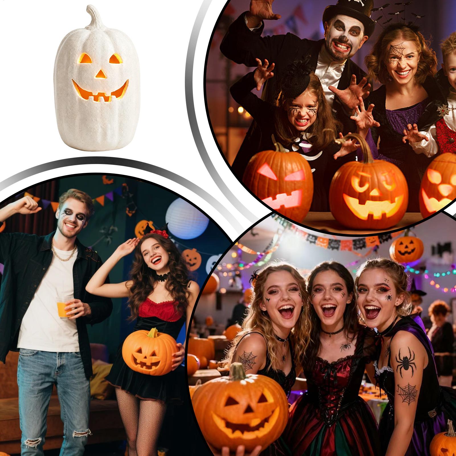 Artesanato de Abóboras de Hall - Pumpkin Lantern Halloween avaliação e preço