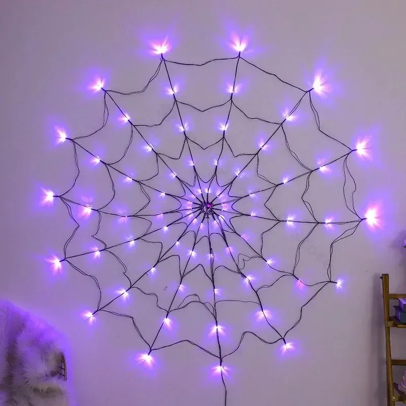 Luzes de Rede de Aranha para H - Spider Web Halloween Decoration avaliação e preço