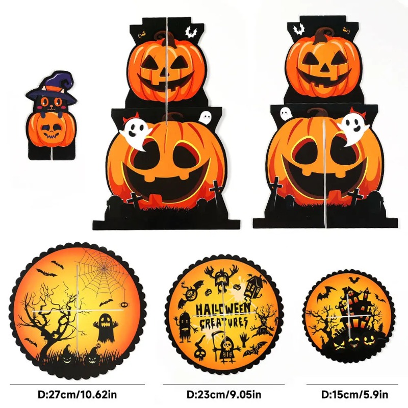 1-4 Peças Suporte de Sobremesa - Spider Web Halloween Decoration avaliação e preço