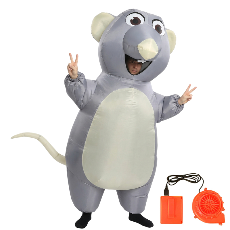 Fantasia de Rato Cinza Infláve - Halloween Costume Kids avaliação e preço
