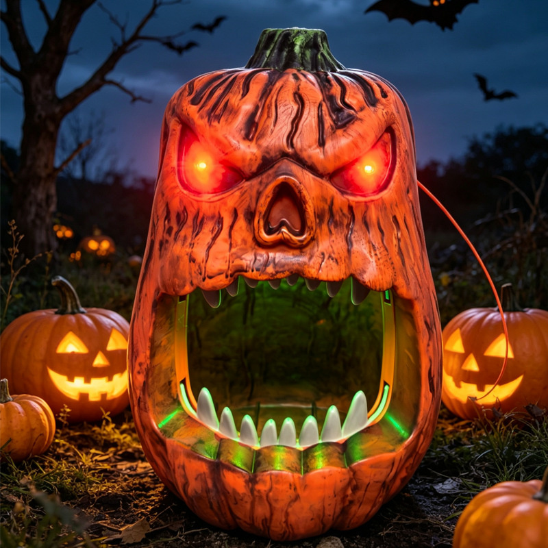 Lanterna de Abóbora LED de Hal - Pumpkin Lantern Halloween avaliação e preço