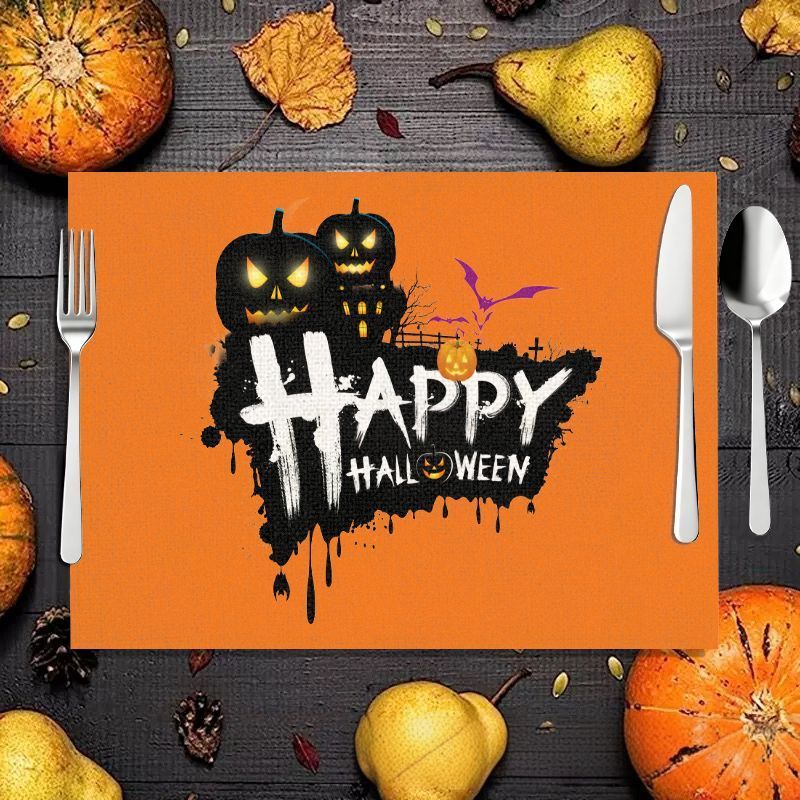 VIKAMA 2/4/6PCS Jogo de Souspl - Spider Web Halloween Decoration avaliação e preço