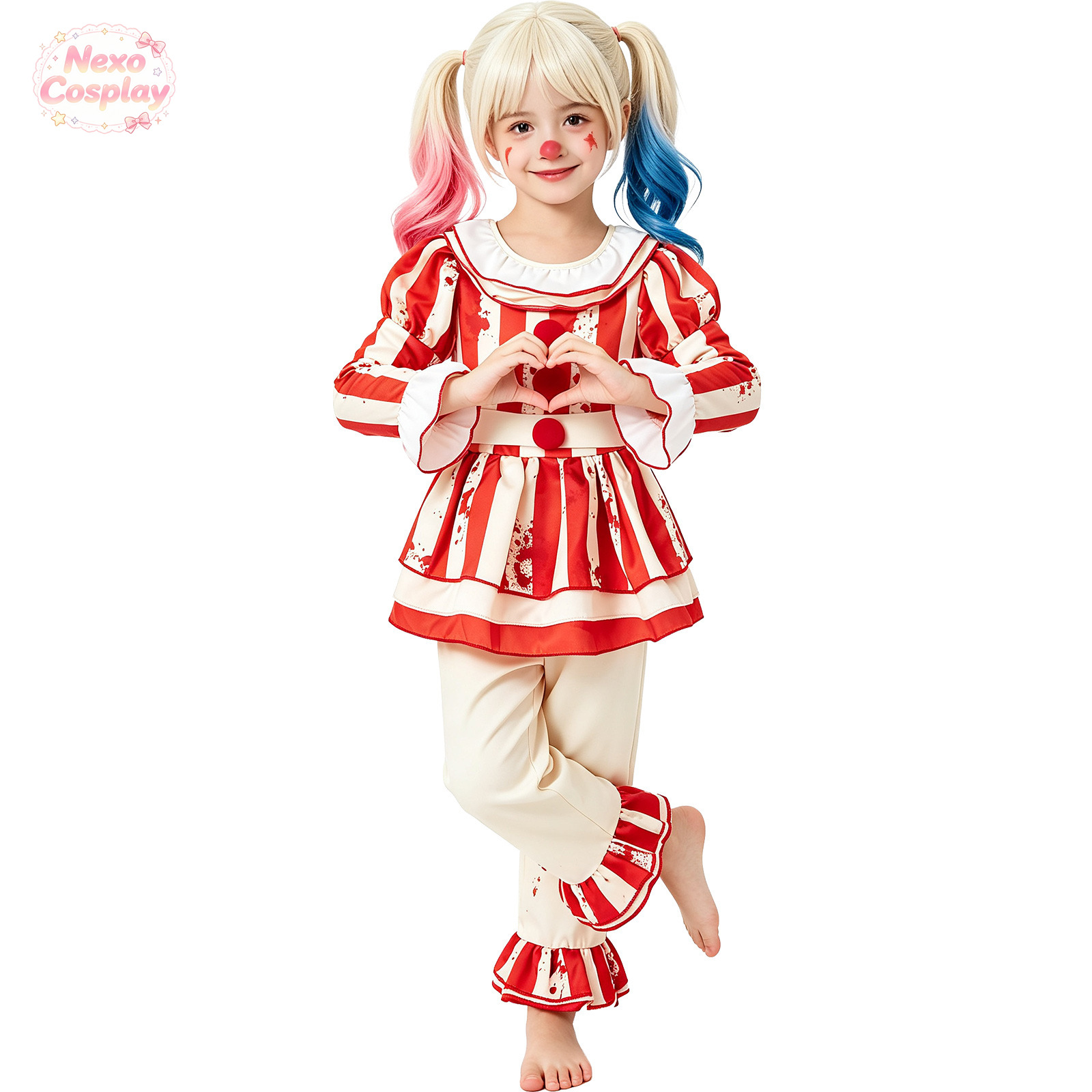 Fantasia de Palhaço de Terror  - Halloween Costume Kids avaliação e preço