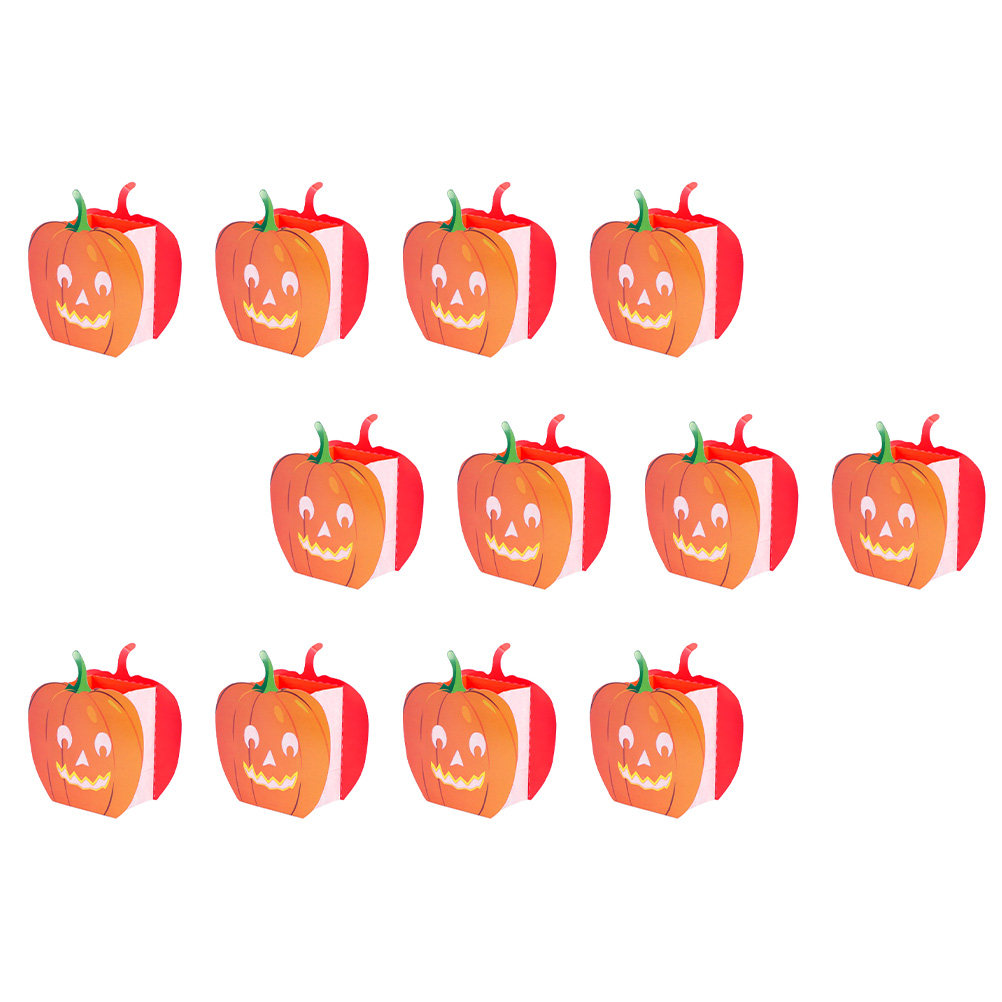 12 sacos de abóbora com design - Pumpkin Lantern Halloween avaliação e preço