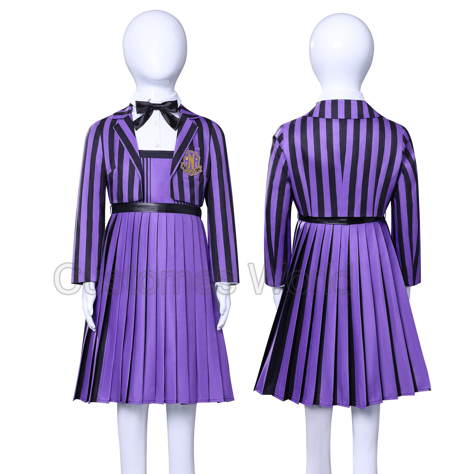 Nevermore uniforme da academia - Halloween Costume Kids avaliação e preço
