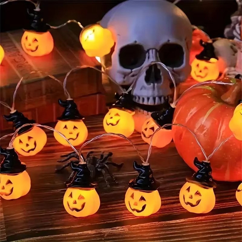Luzes de Cordão de Fadas com A - Halloween Led String Lights Orange avaliação e preço
