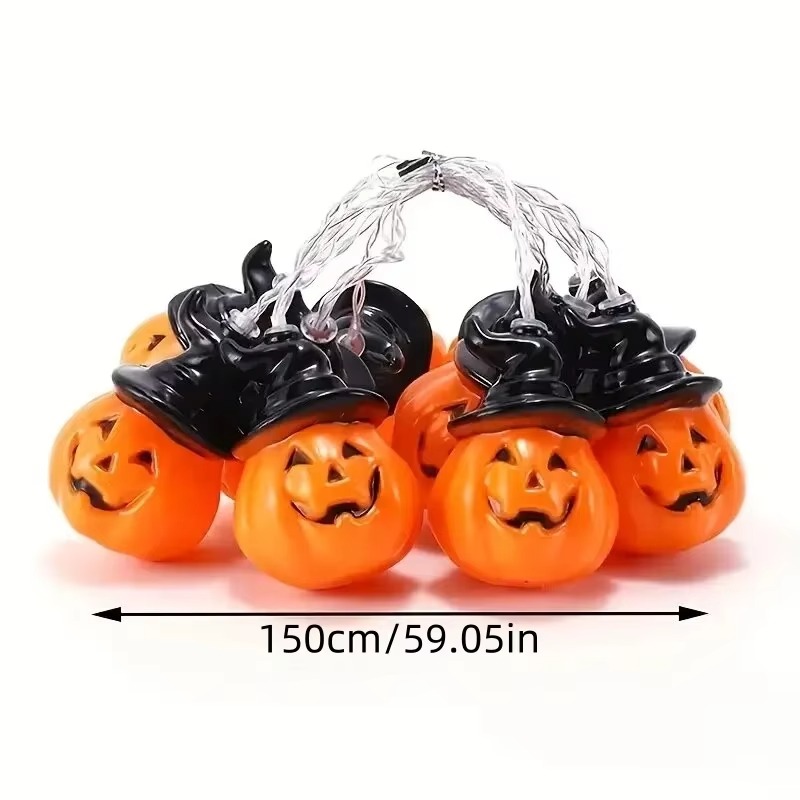 Luzes de Cordão de Fadas com A - Halloween Led String Lights Orange avaliação e preço