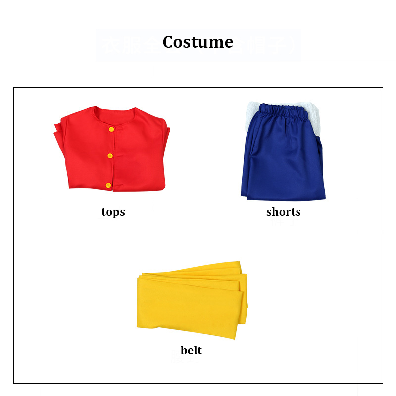 Luffy cosplay traje chapéu per - Halloween Costume Kids avaliação e preço