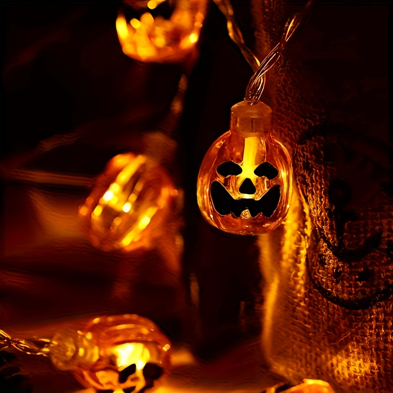 Luzes de Cordão de Abóbora Sor - Halloween Led String Lights Orange avaliação e preço