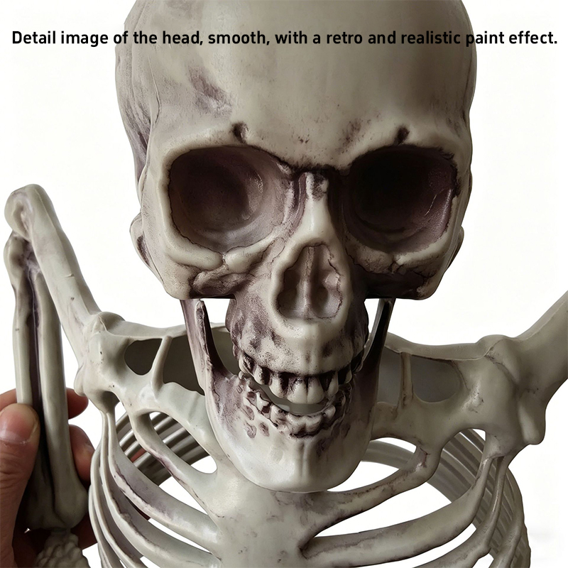 Ornamento de Crânio de Esquele - Halloween Skeleton Decoration avaliação e preço