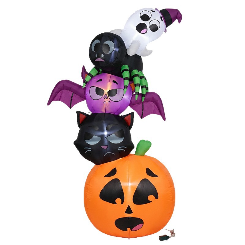 Decorações Infláveis de Hallow - Halloween Pumpkin Decor Led avaliação e preço