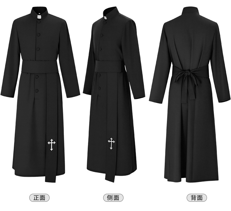 Fantasia de Sacerdote Medieval - Halloween Costume Adult avaliação e preço
