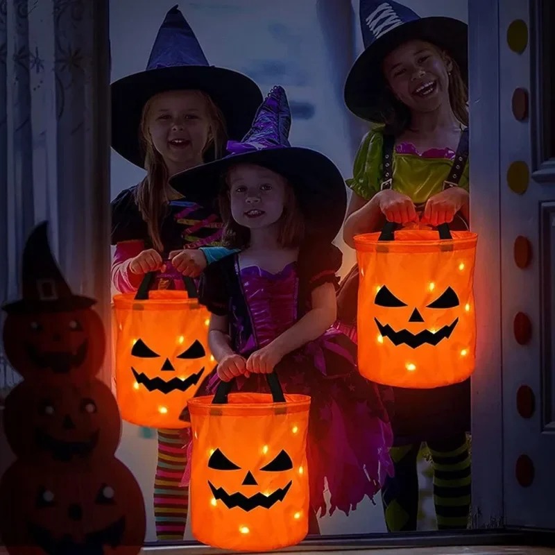 1-10 unidades de cesto de abób - Halloween Pumpkin Decor Led avaliação e preço