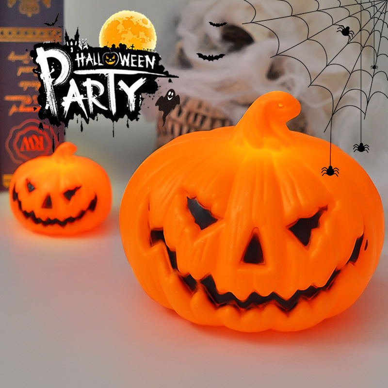 Lâmpada LED de Abóbora de Hall - Halloween Pumpkin Decor Led avaliação e preço